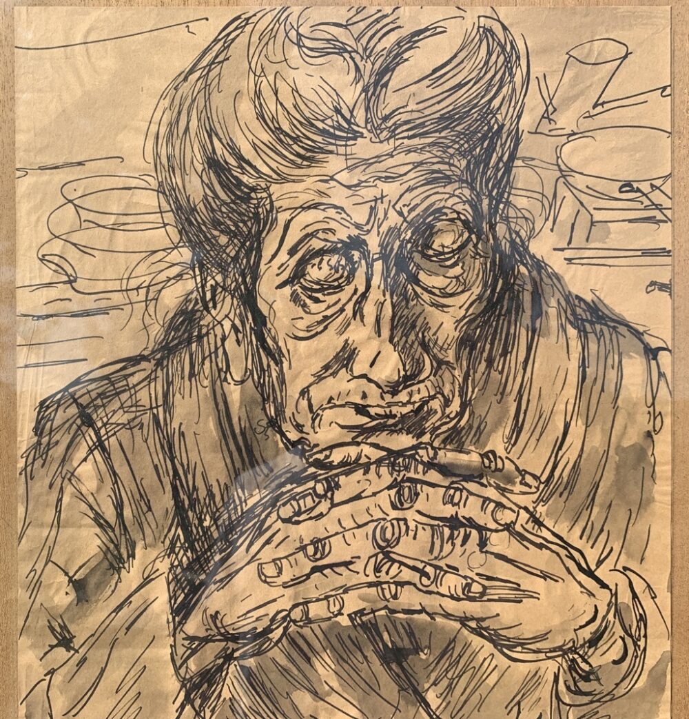 Giuseppe Migneco (Messina 1903 - Milano 1997) - La cartomante. - immagine 7