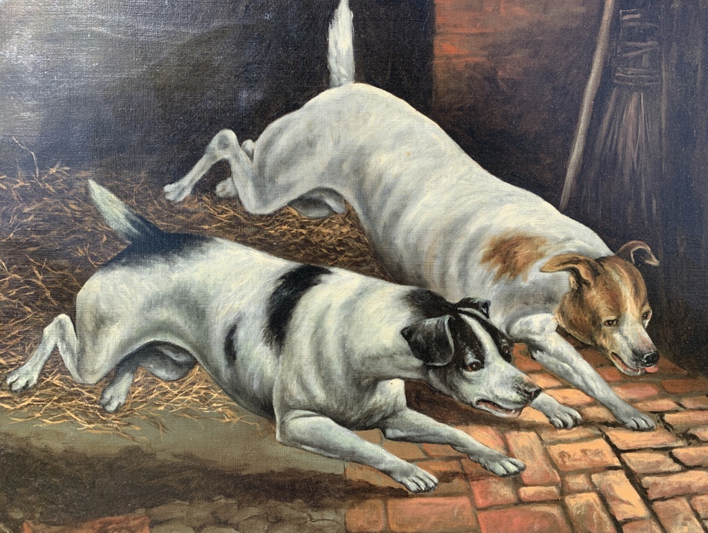 British painter (dated 1899) - Mouse Hunt. - Image 6