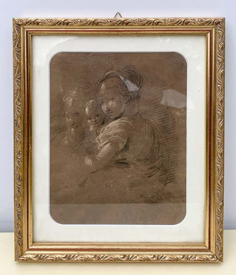 Giuseppe Bernardino Bison (Palmanova 1762 - Milano 1844) - Sacra Famiglia. - immagine 4